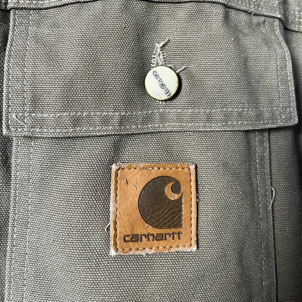 Carhartt Tan Duck Quilted Back Jacket 3XL